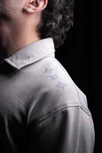 MINIMAL ZIPPER - GREY ZIPPER POLO