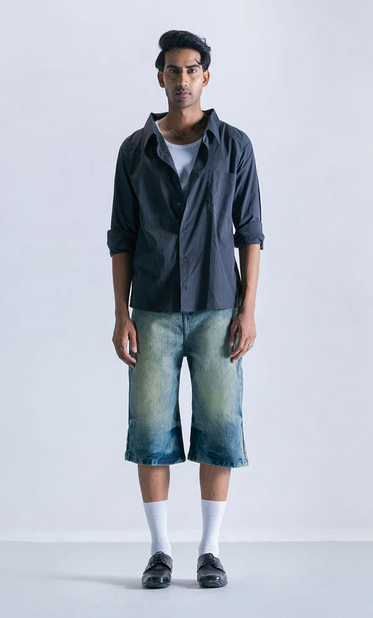 Relaxed Jorts - Vintage Faded
