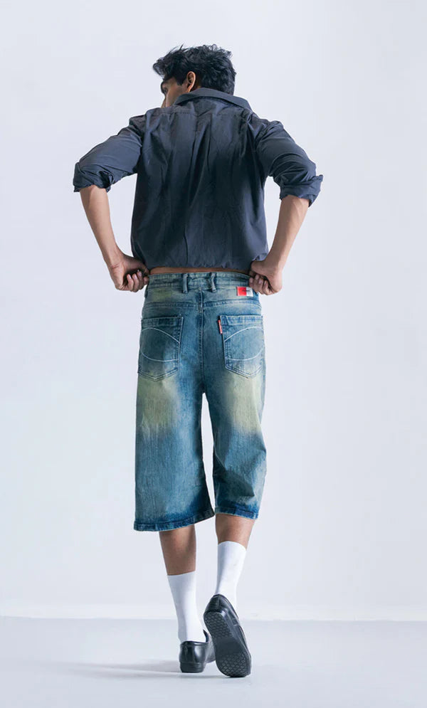 Relaxed Jorts - Vintage Faded