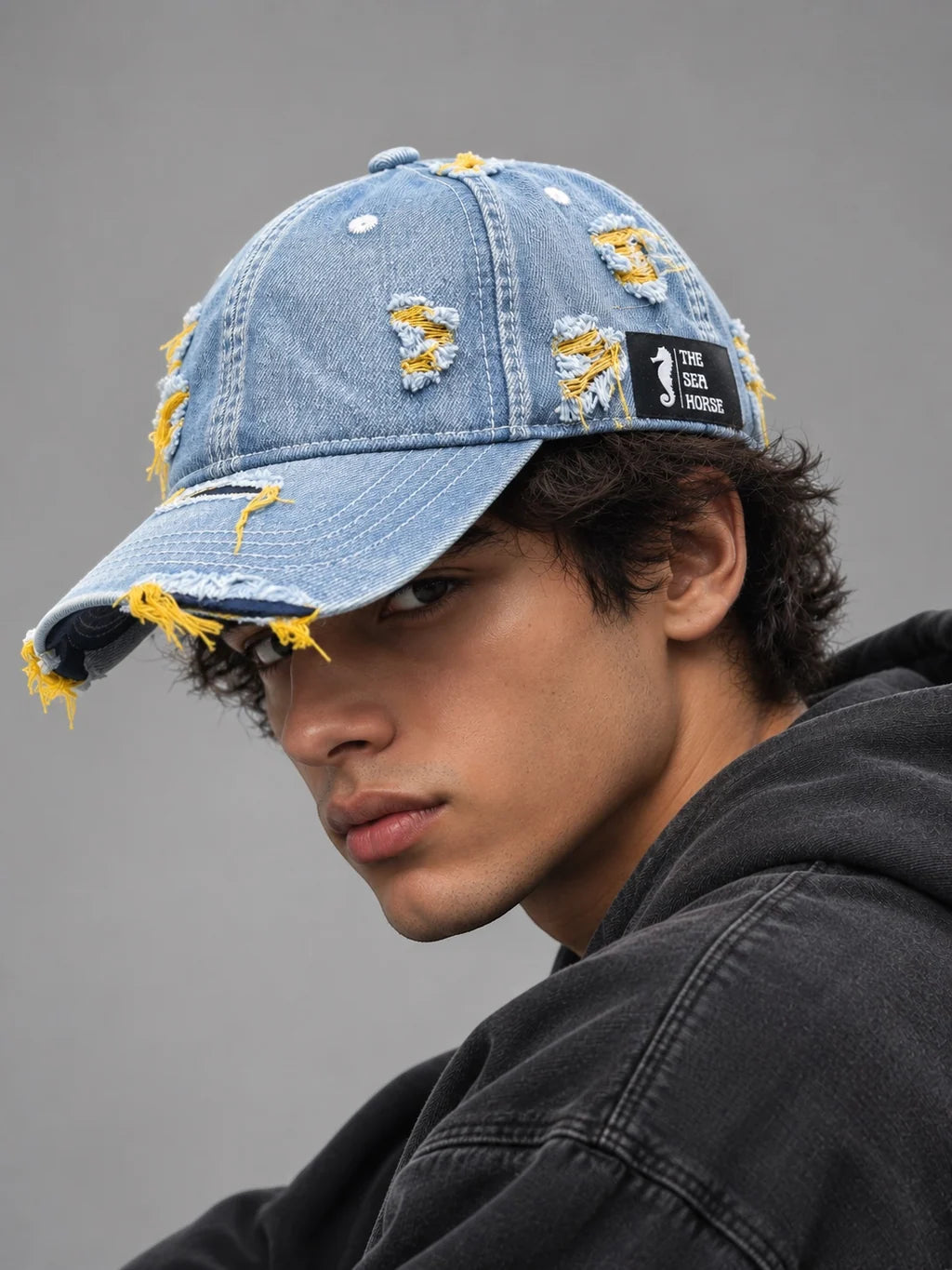 Double Tone - Ripped Denim