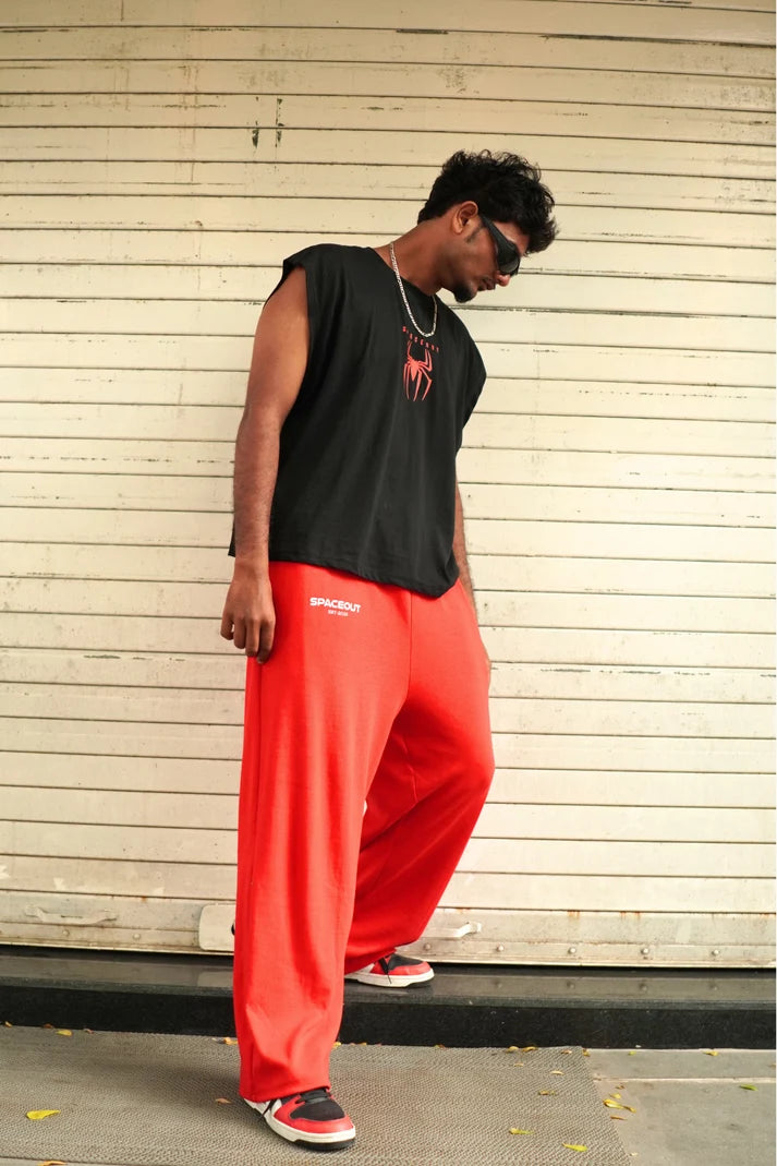 SPIDER MAN TANK TEE BLACK