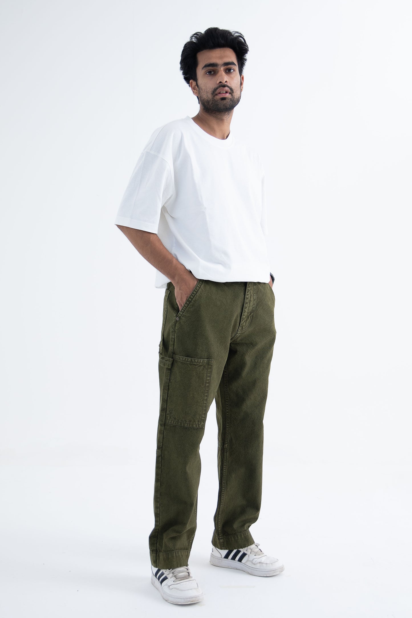 Urban Hike Carpenter Relaxed Jeans: Dark Green