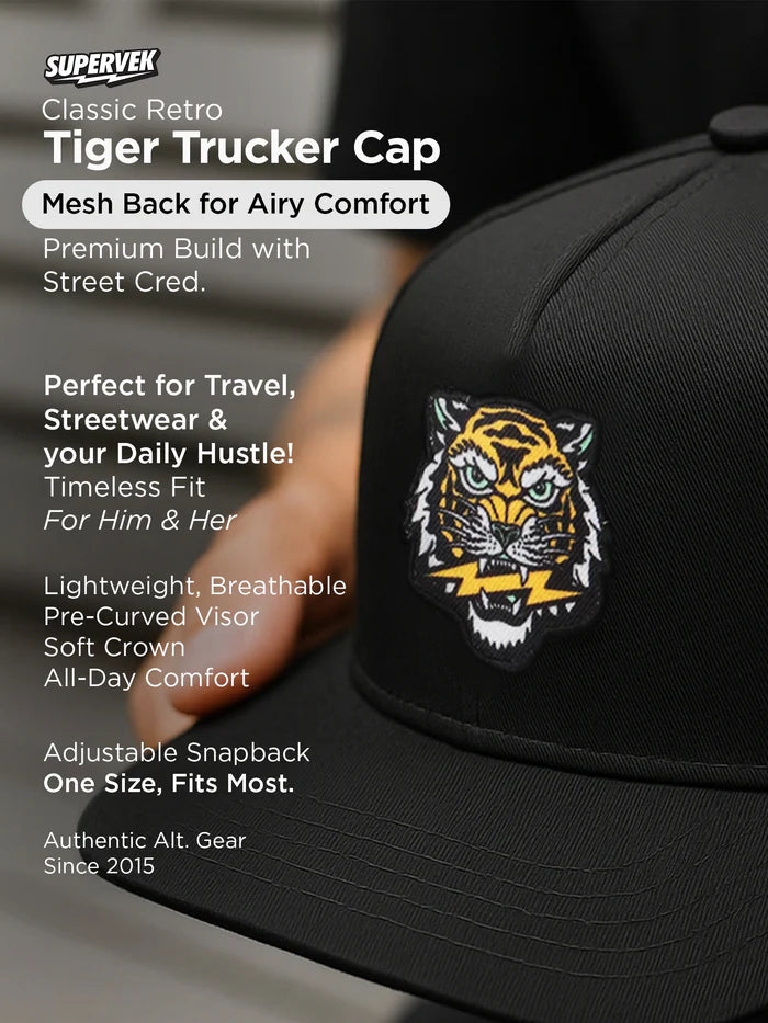 Tiger Trucker Black