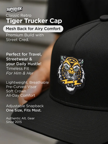 Tiger Trucker Black
