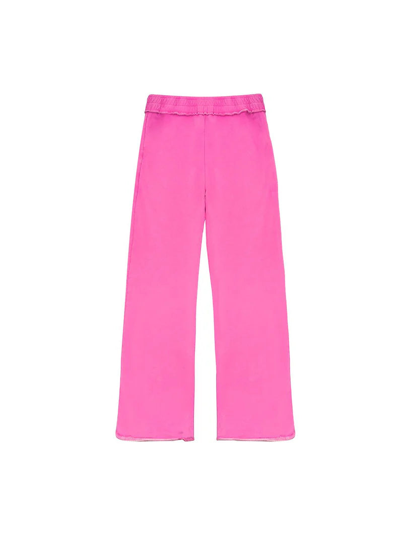 STATIC PINK REVERSE WAISTBAND JOGGERS (WOMEN)