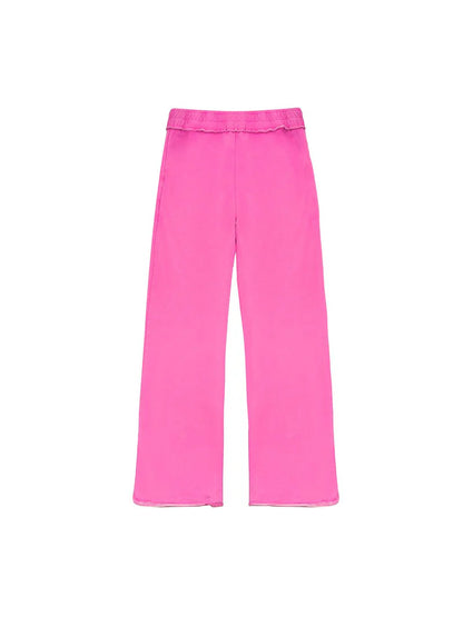 STATIC PINK REVERSE WAISTBAND JOGGERS (WOMEN)
