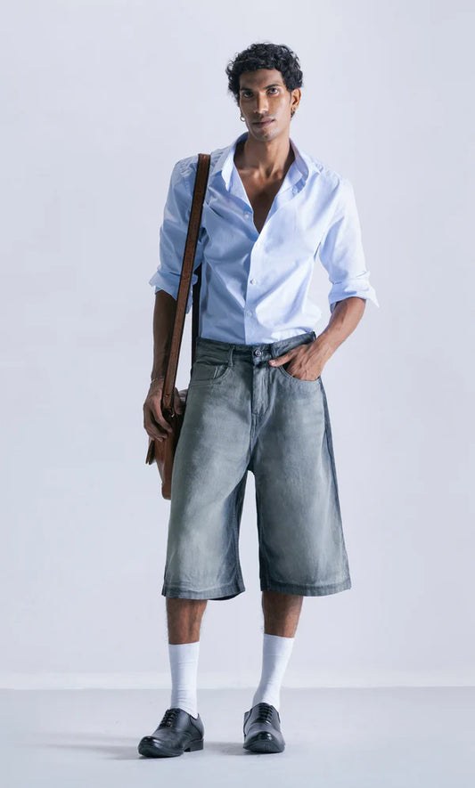 Relaxed Jorts - Black Foam