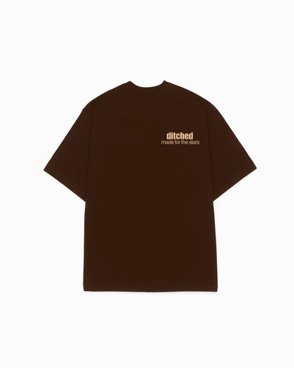 BROWN BASIC TEE