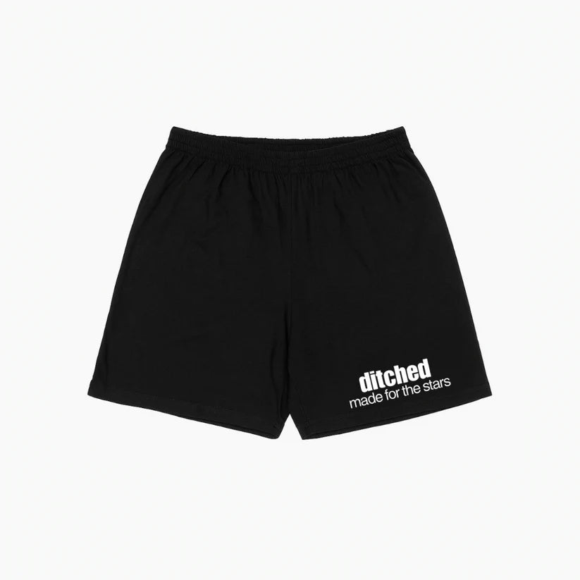 BLACK BASIC SHORTS