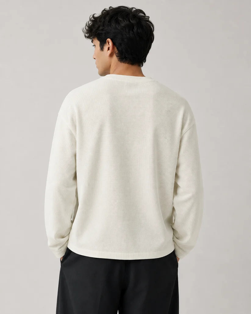 OFF WHITE WAFFLE T-SHIRT