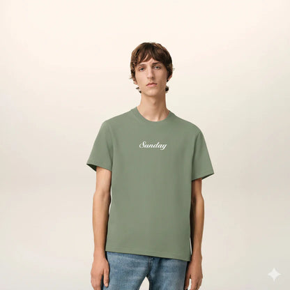 SAGE GREEN BASIC TEE
