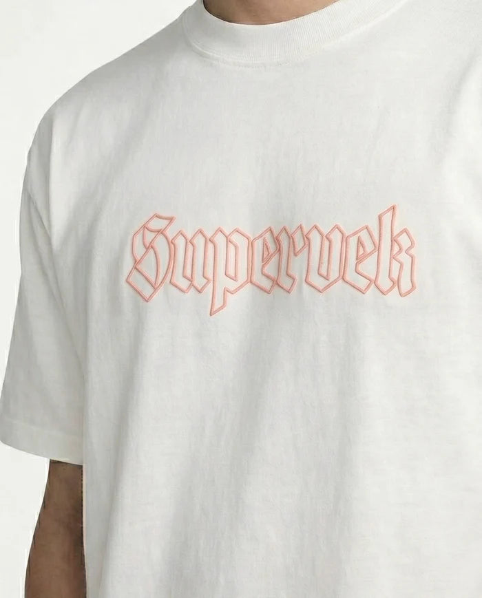 Supervek White Oversized Tshirt