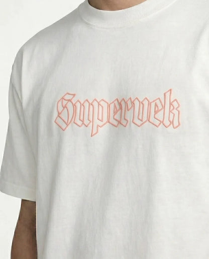 Supervek White Oversized Tshirt