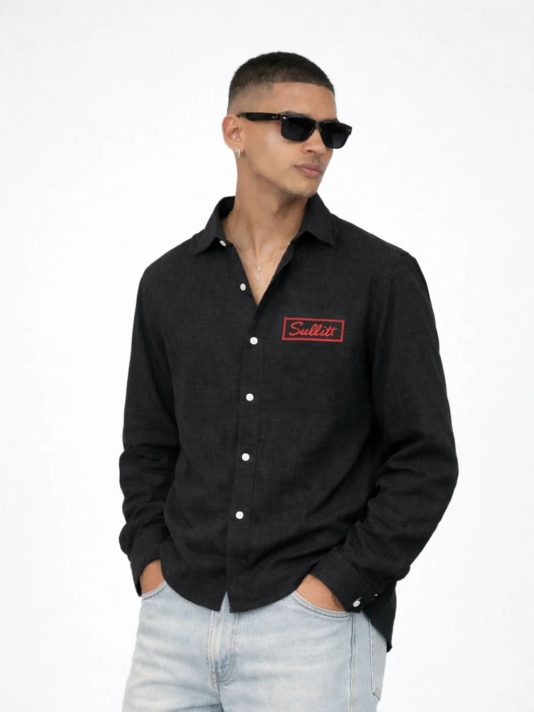 MIDNIGHT LINEN SHIRT