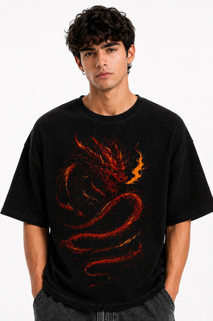 DRAGON WAFFLE TEE