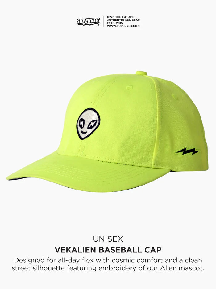 Vekalien Baseball Cap Neon Green