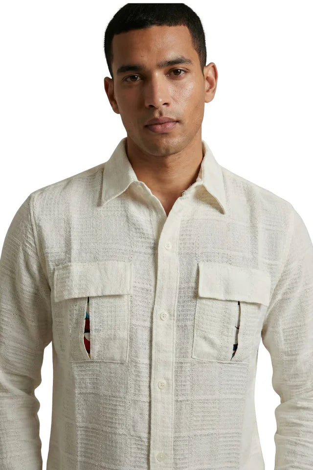Reveal Slit Shirt for Men