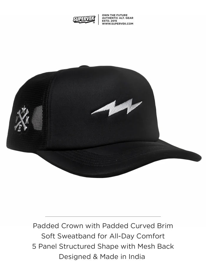 OG thunder Trucker Cap Black