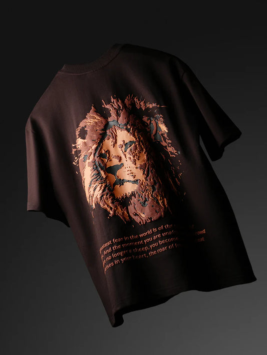Lion Tee Brown