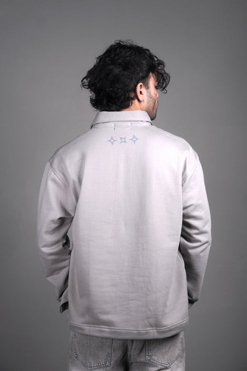 MINIMAL ZIPPER - GREY ZIPPER POLO