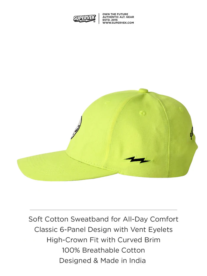 Vekalien Baseball Cap Neon Green