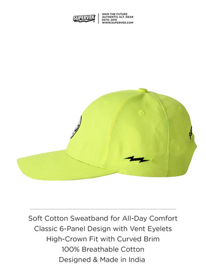 Vekalien Baseball Cap Neon Green