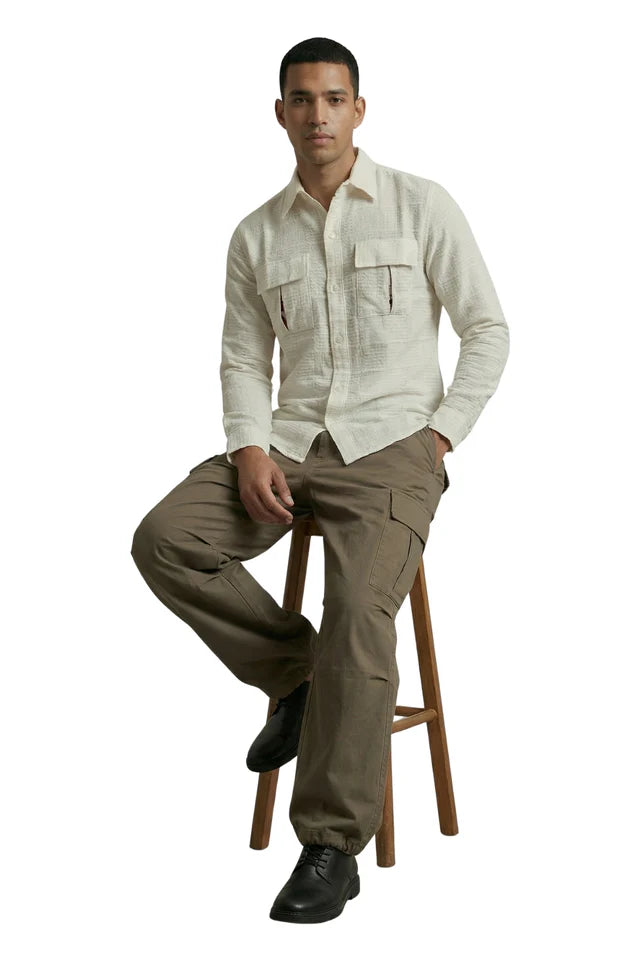 Reveal Slit Shirt for Men