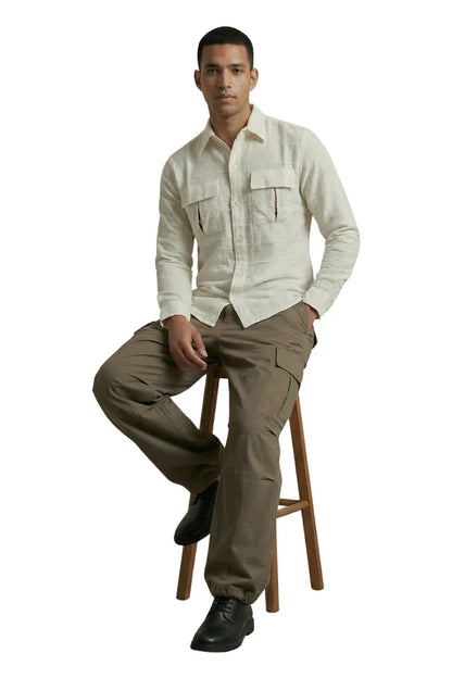 Reveal Slit Shirt for Men
