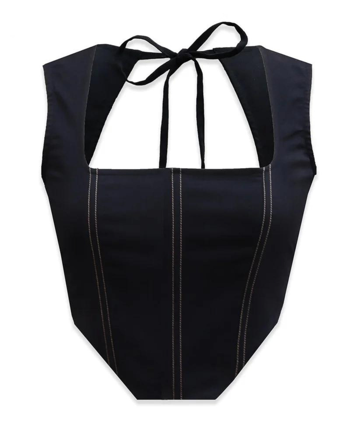 Black Overtime Backless Corset