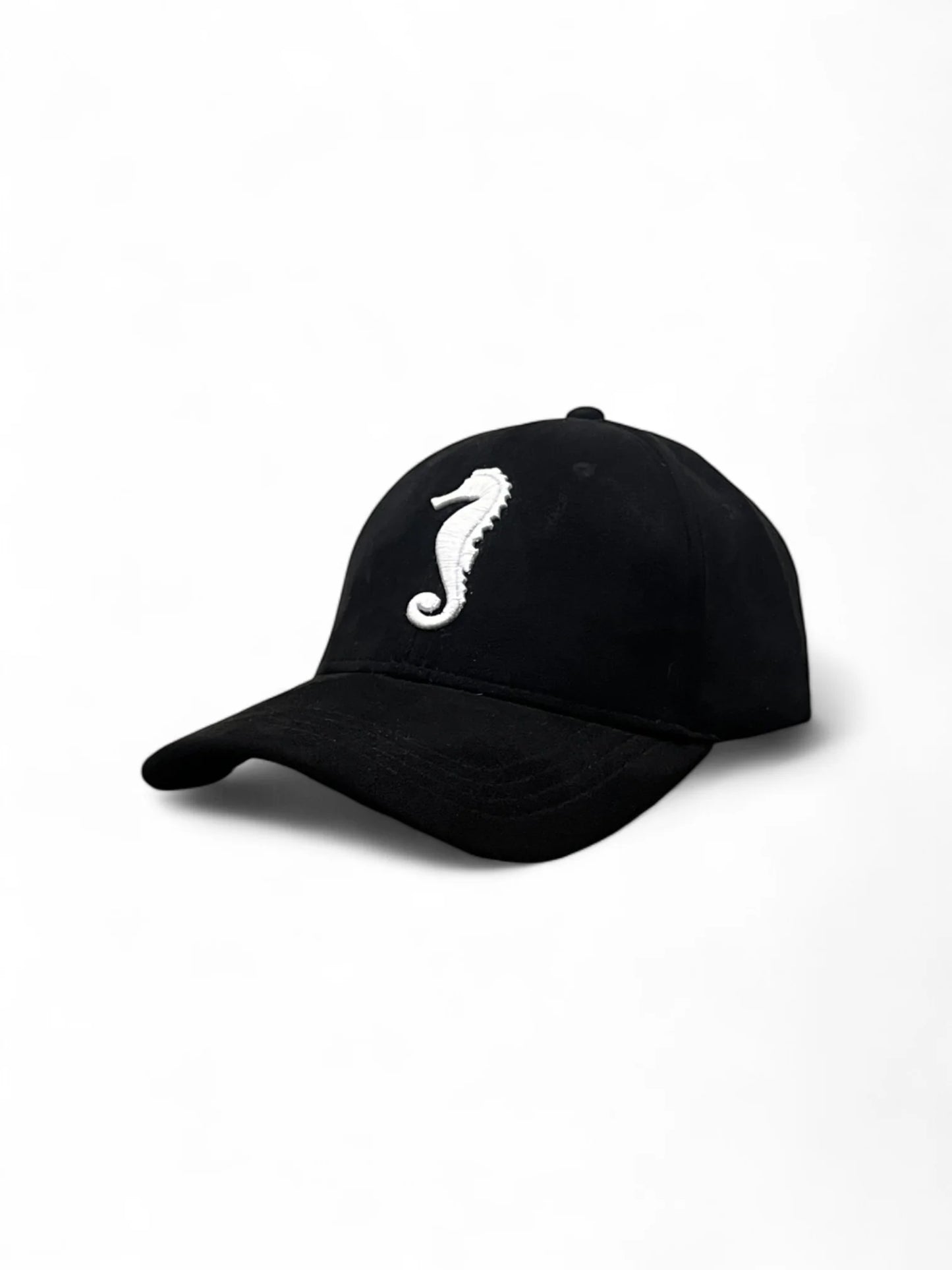 Premium suede black cap