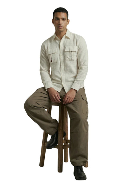 Reveal Slit Shirt for Men