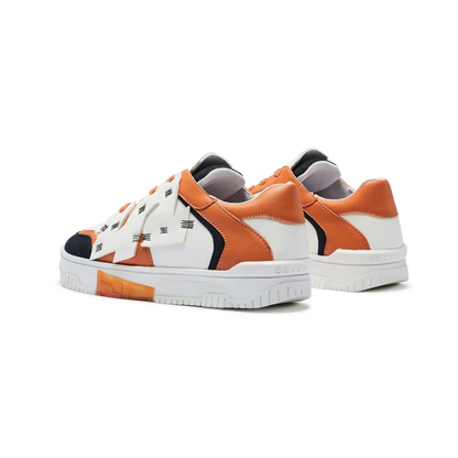 735 Cheeto Chunky Orange Low-Top Sneakers