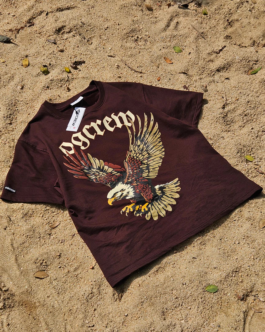 MOCHA BROWN EAGLE T-SHIRT