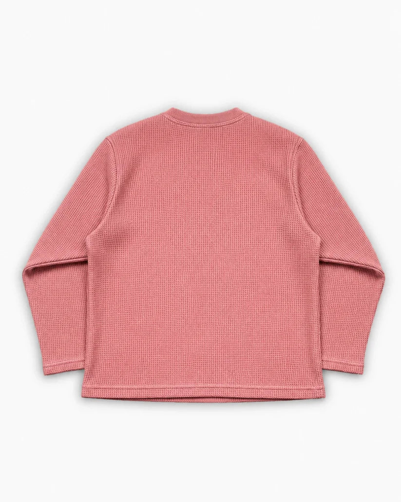 DUSTY PEACH WAFFLE T-SHIRT