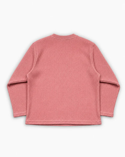 DUSTY PEACH WAFFLE T-SHIRT
