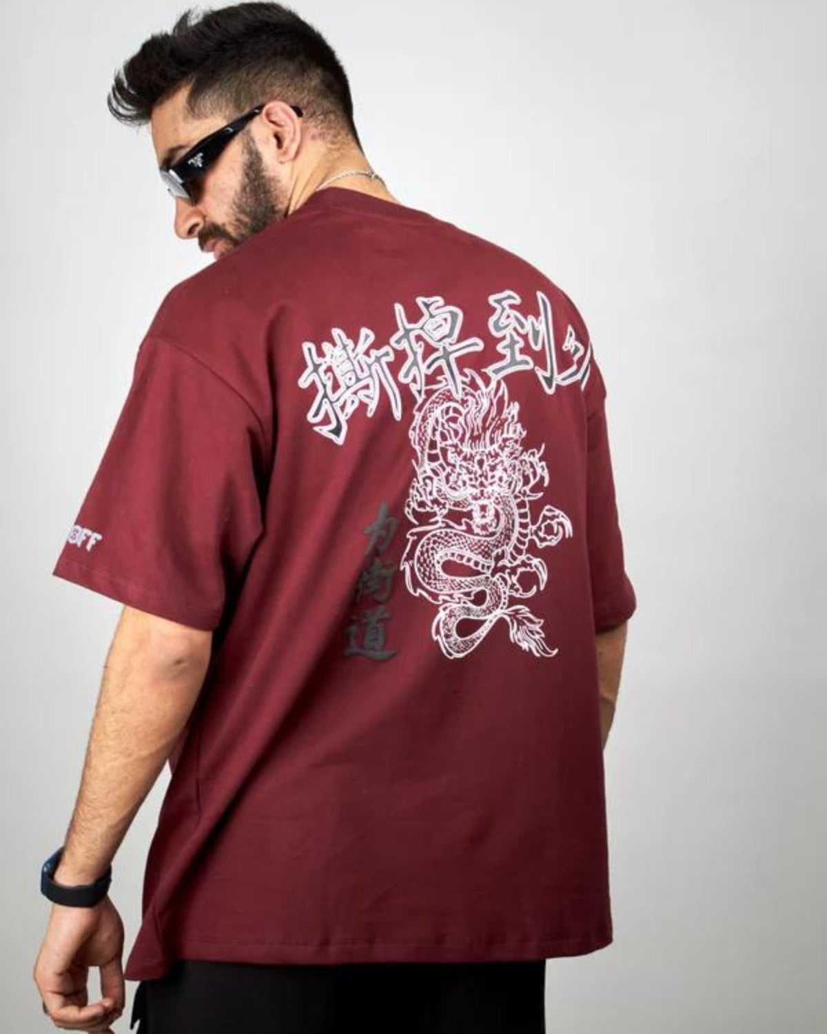 Maroon Dragon Tee