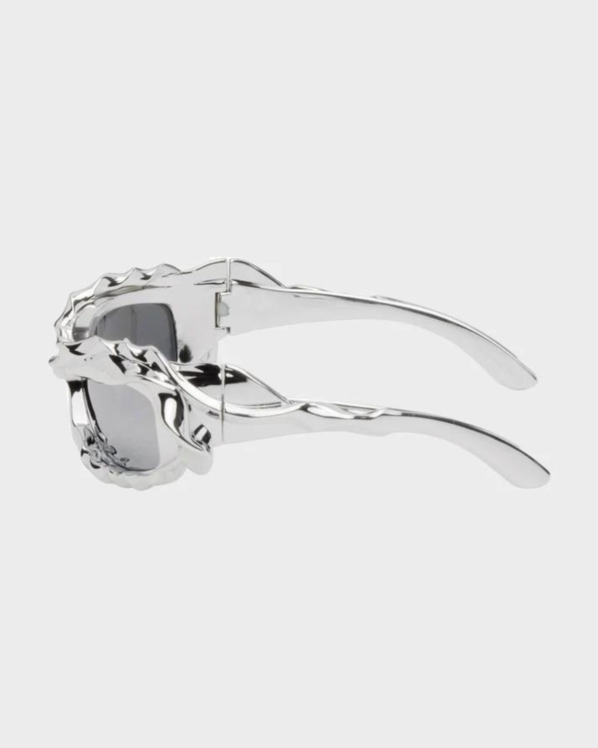 Carbon TWIST Unisex futuristic cyberpunk Sunglass - Silver