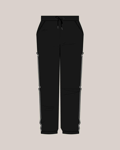 Unisex Tight Fitted Jogger - Black Shadow