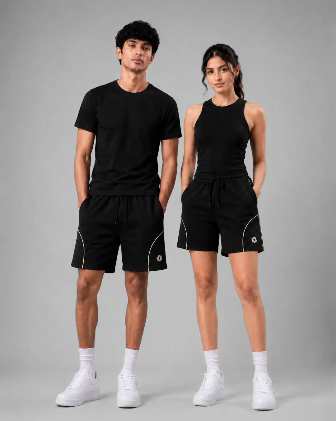 Contrast Piping Shorts