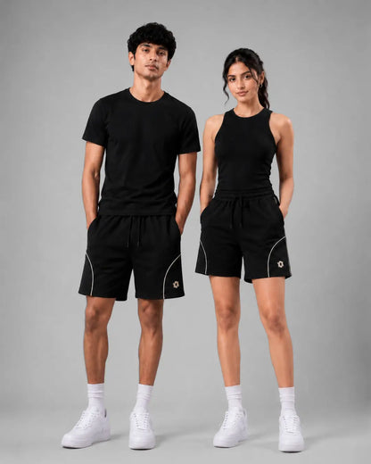 Contrast Piping Shorts