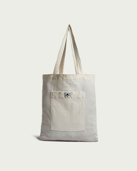Corduroy Tote Bag (White)