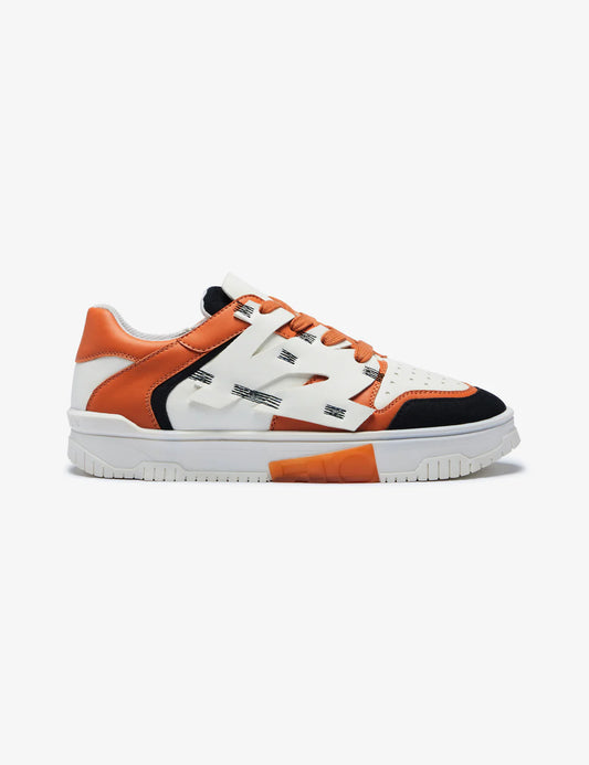 735 Cheeto Chunky Orange Low-Top Sneakers