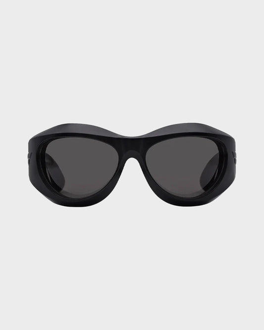 Cyber Z Unisex Futuristic Wrap around Sunglass - Black