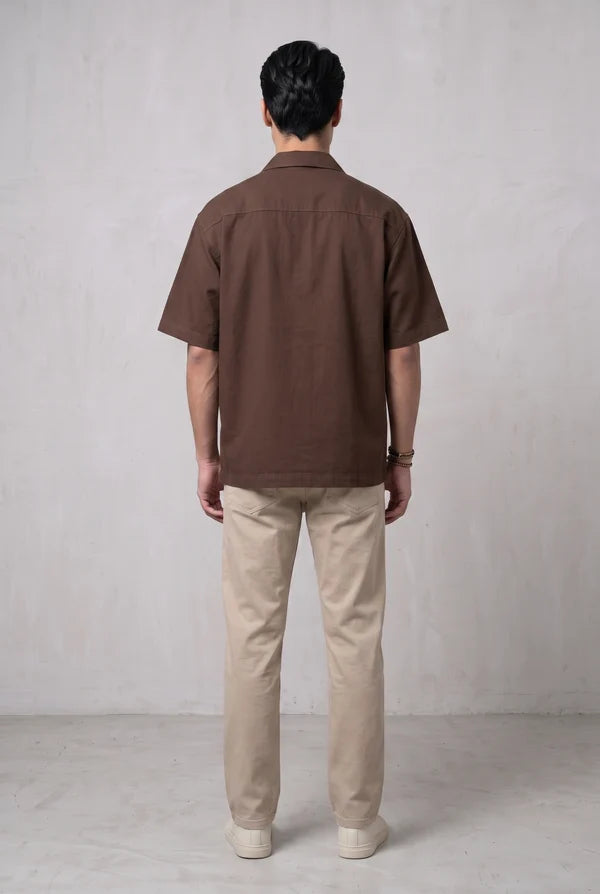 Brown Utility Shirt