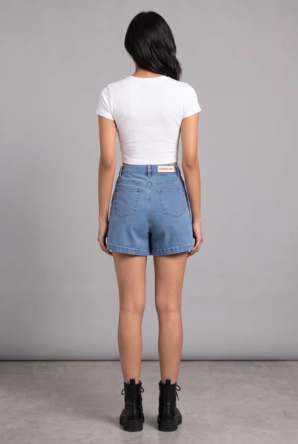 Blue Denim Skort