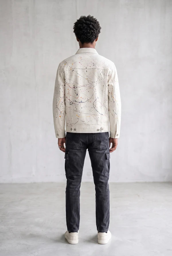 White Painted Jacket