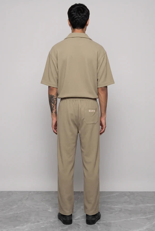 Beige Co-ord Shirt