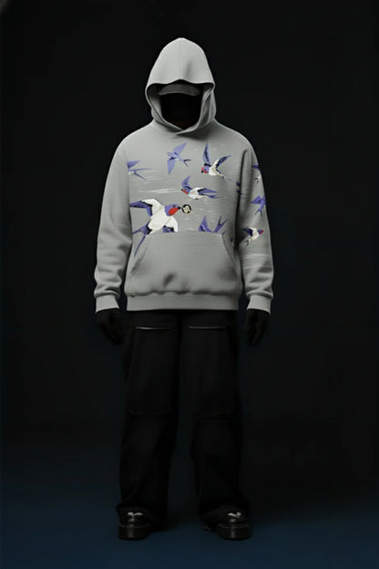Rise Above Greywings Hoodie