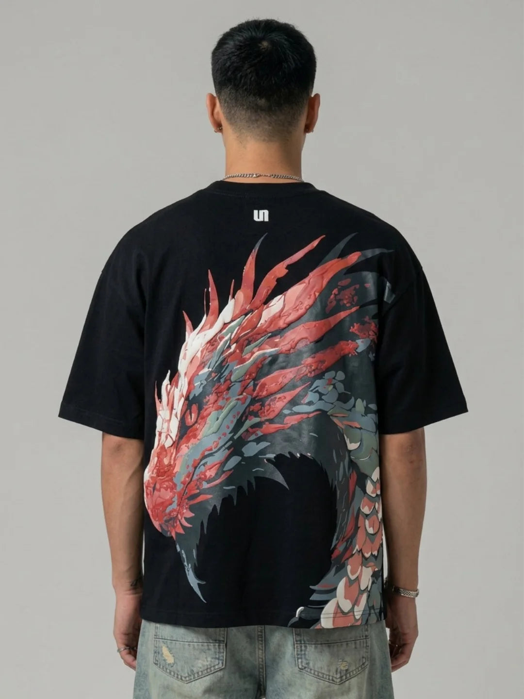 BLACK DRAGON CREST TEE