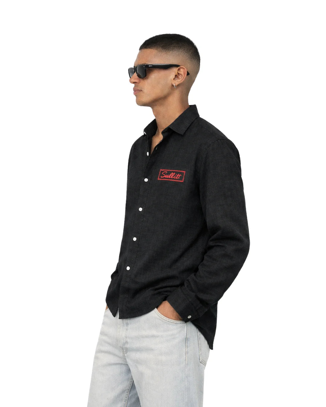 MIDNIGHT LINEN SHIRT